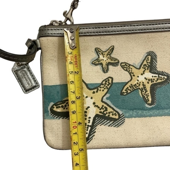 Coach starfish large wristlet bag